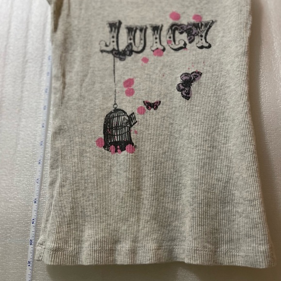 Juicy Couture Gray Tank Top with Pink Accents Size Small - Picture 12 of 17